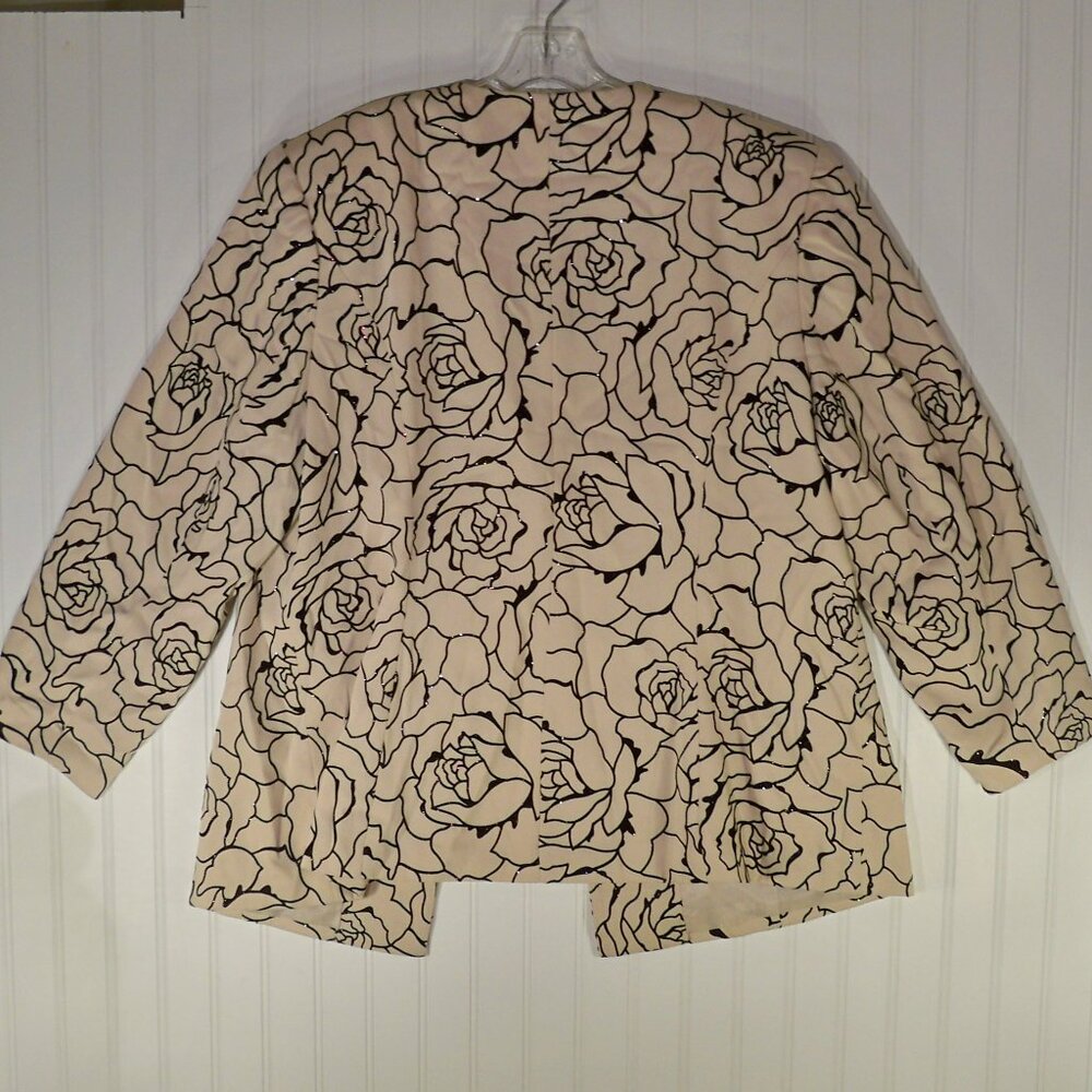 Faith, Button Up Roses Jacket, 22W - Picture 3 of 7